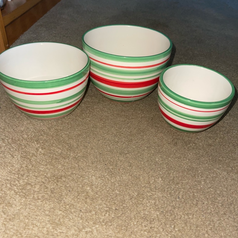 Nutcracker Home Brand Christmas Bowls